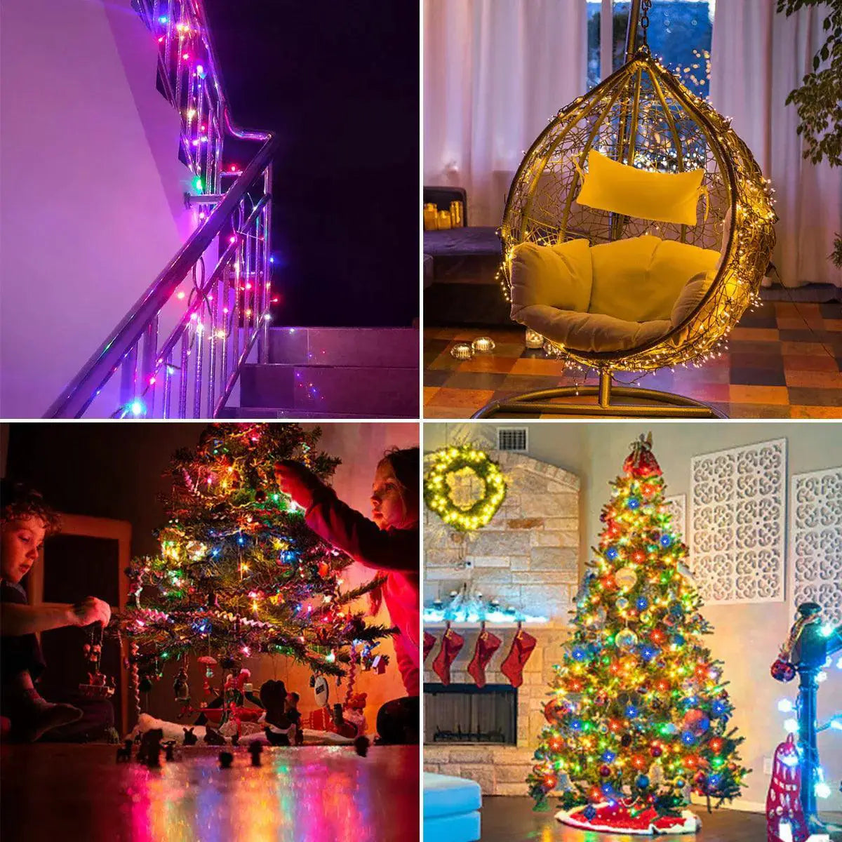 Outdoor Waterproof LED Christmas String Lights Festive Decor