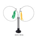 Interactive Feather Cat Wand Toy with Suction Cup Base