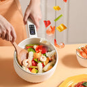 220V Multifunctional Electric Cooker Ceramic Pot for Students