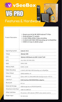 VSeeBox V6 Pro Android Streaming Box