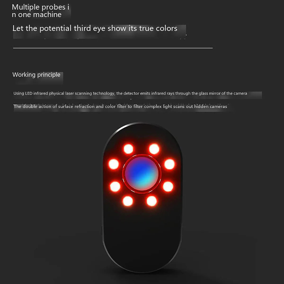 Camera Detector Added Privacy