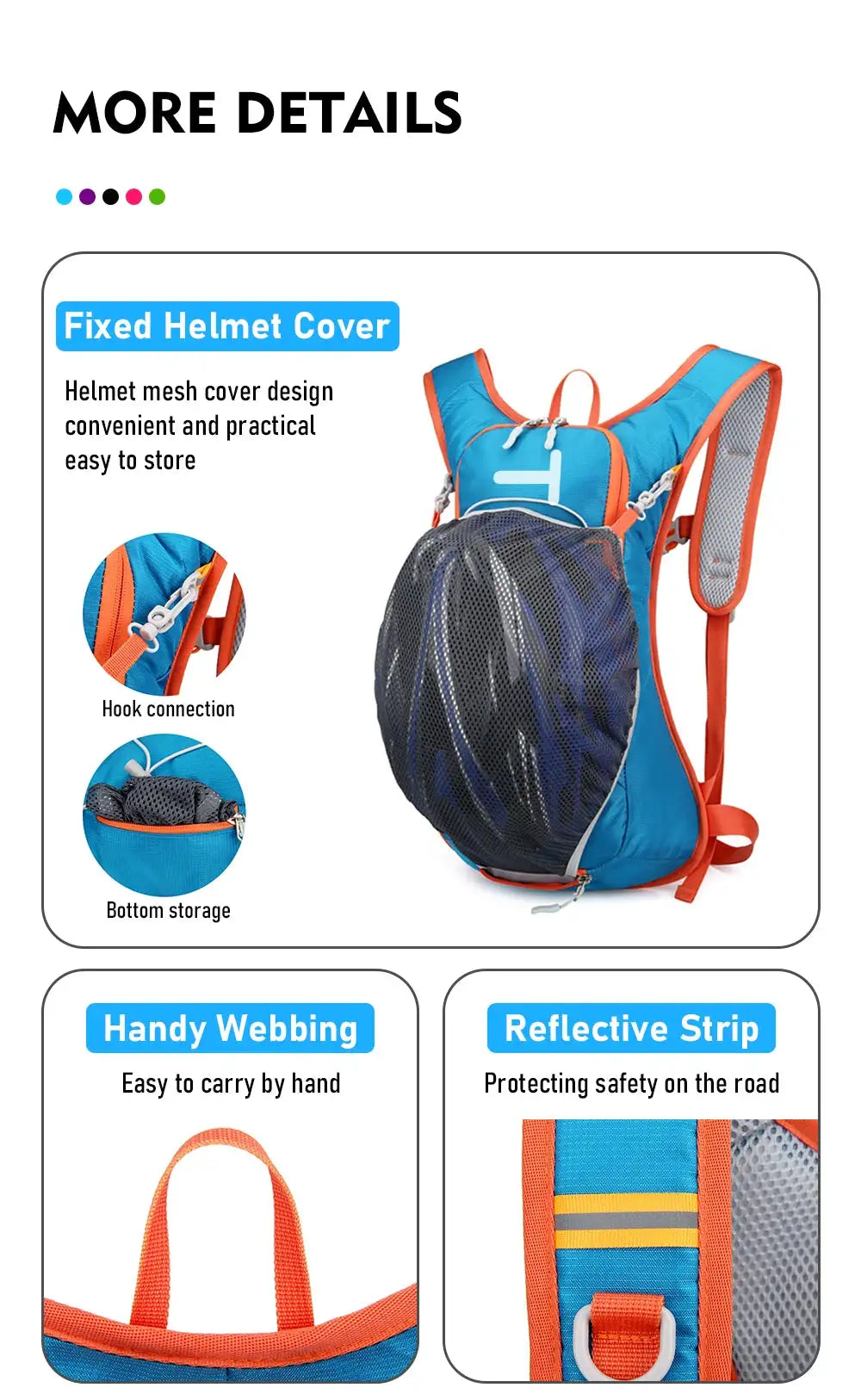 ThinkRider Outdoor Cycling Hydration Backpack for Biking — product view 17