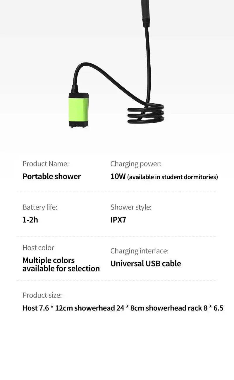 Efficient Outdoor Shower Pump Campers — product view 19