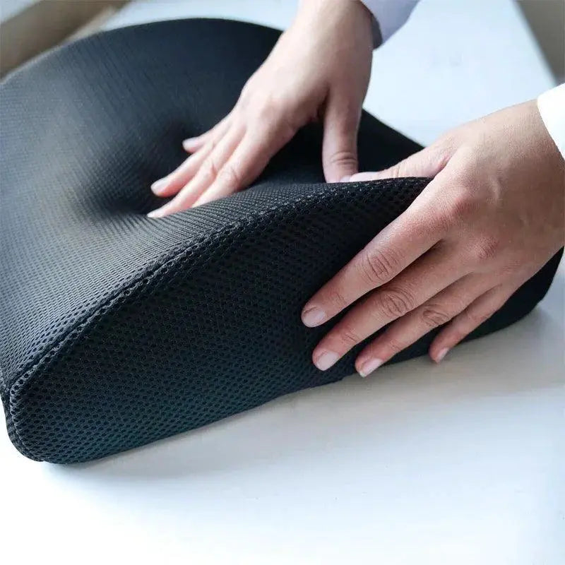 Ergonomic Gel Memory Foam Lumbar Support Cushion Car Office