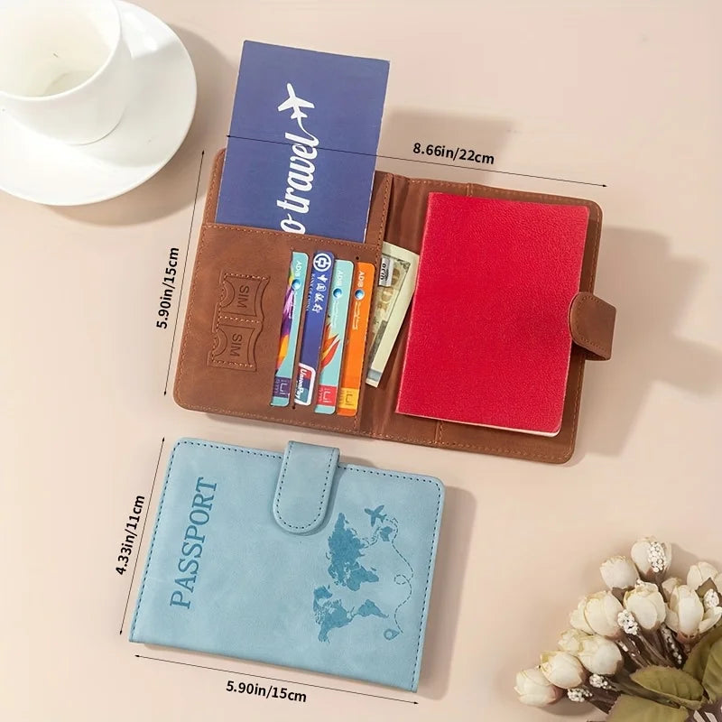 Rfid Blocking Multi-Function Travel Passport