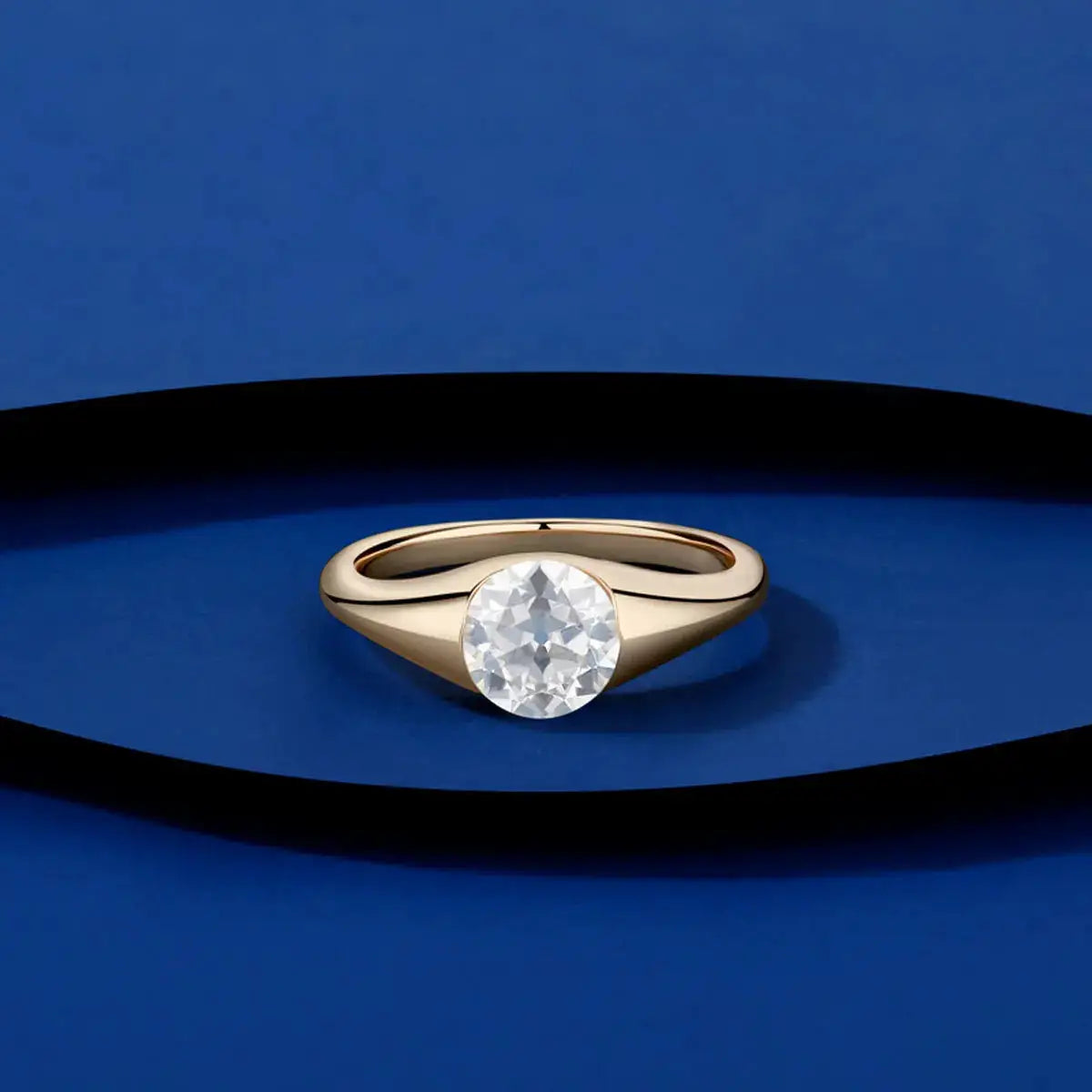 Elegant Sterling Silver Silver Moissanite Ring Pure — product image 1