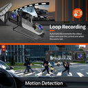Clear Night Vision Dash Cam for Fleet with Parking