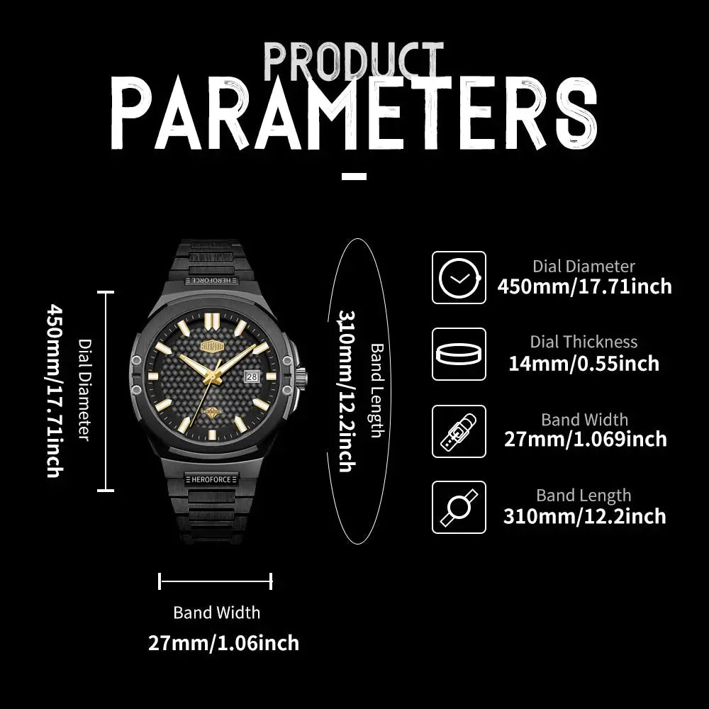 Heroforce Analog Date Waterproof Watch — product image 8