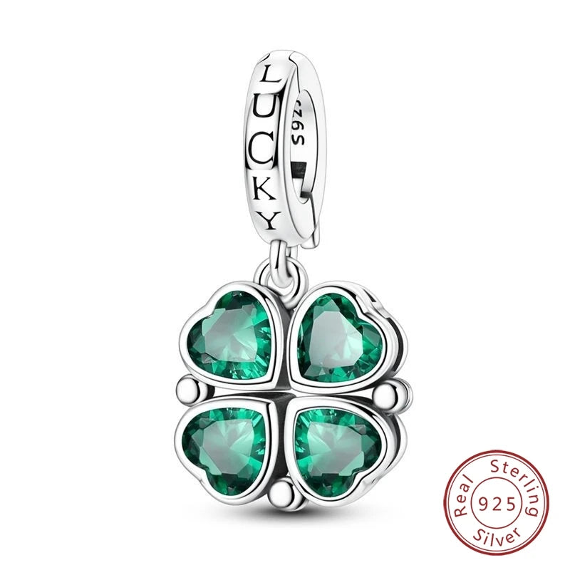 Sterling Silver Lucky Four Leaf