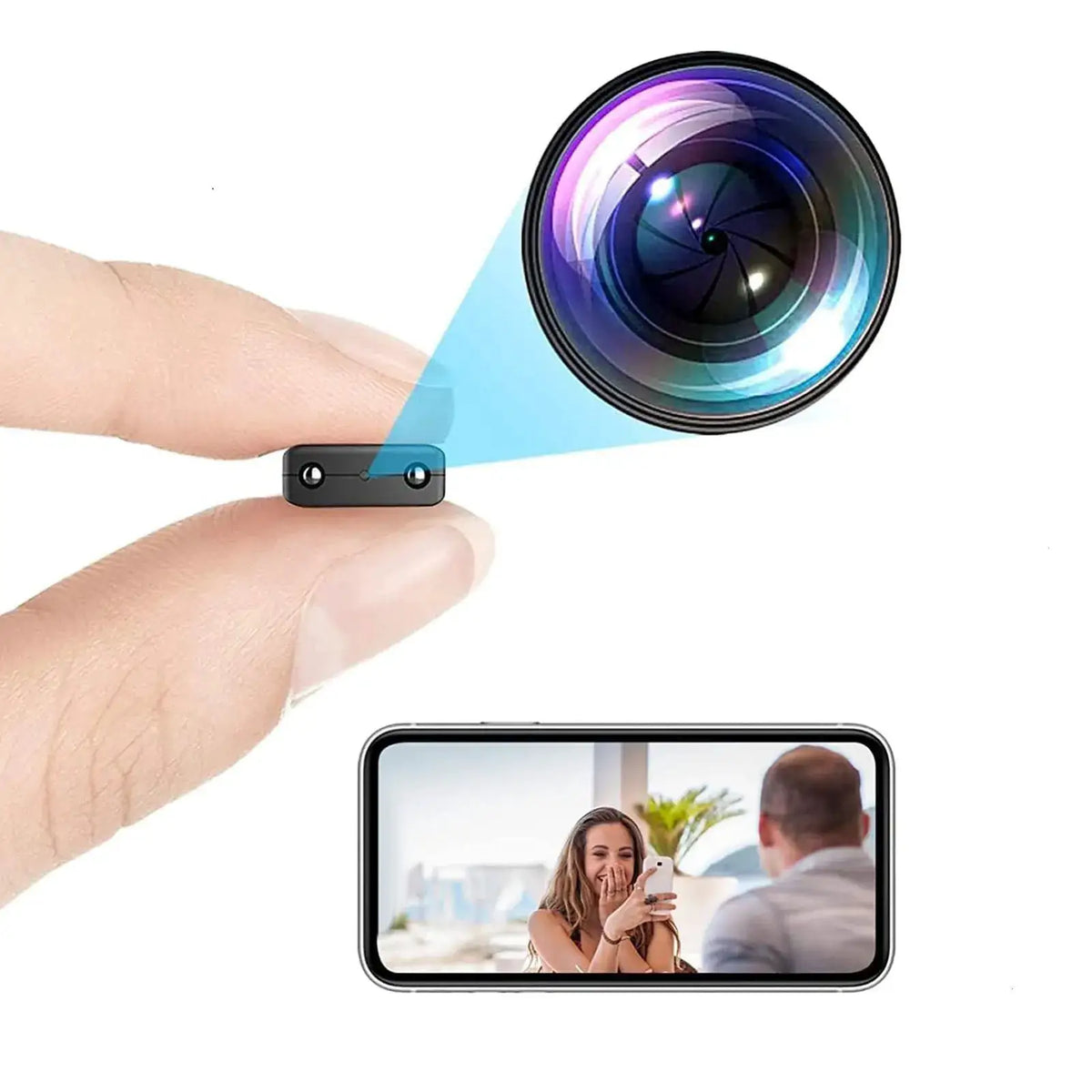 Ultra Thin WiFi Mini Camera Night Vision Security — product view 1