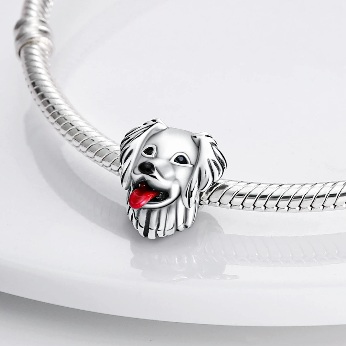 Elephant Charm Silver Plated Animal
