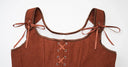 Vintage Gothic Lace-Up Corset Tank Top for Women