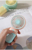 2024 New Handheld Charging Fan Cartoon Cute Mini USB Fan