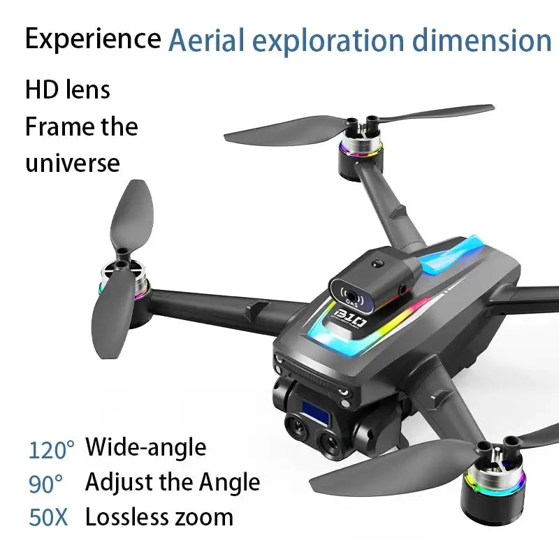 New B10S Drone 8K Professional HD Dual Camera Brushless Obstacle Avoidance Aerial Photography Foldable Quadcopter Toys Gifts