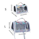 Portable Bird Travel Pet Carrier with Feeding Cup and Stand