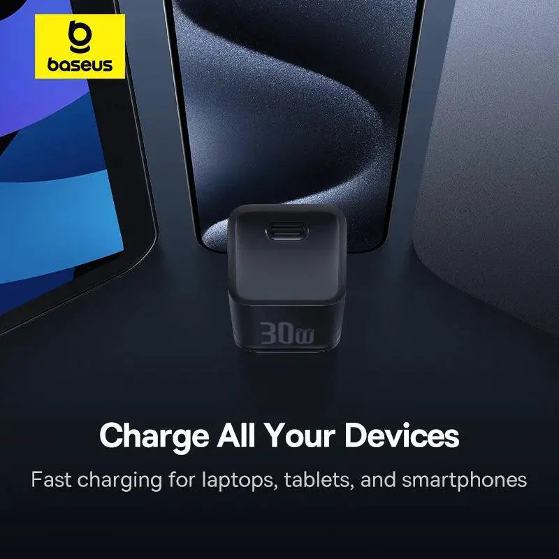 Baseus GaN Charger Turbo Charging Solution 30W Fast Charge