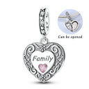 Sterling Silver Charm Family Love