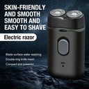 Dual Head Men's Shaver - Type-C Portable Design