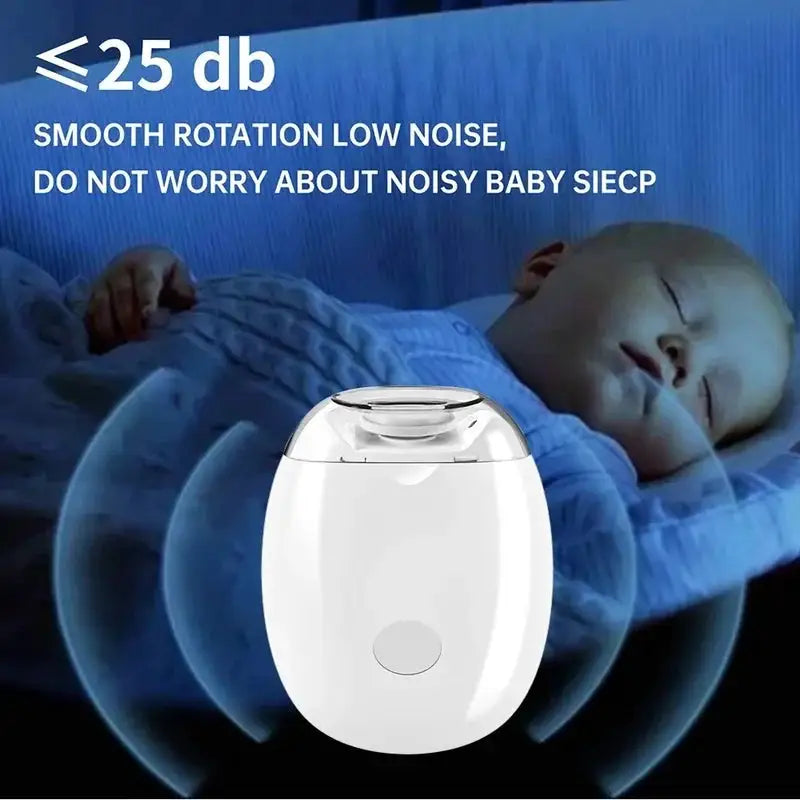 2 IN 1 Electric Nail Trimmer With LED Light Automatic Nail Grinder For Baby Adult Portable Mini Manicure Nail Care Tool