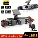 BCUOZ Dashcam Front Rear Left Right Car Cameras Super