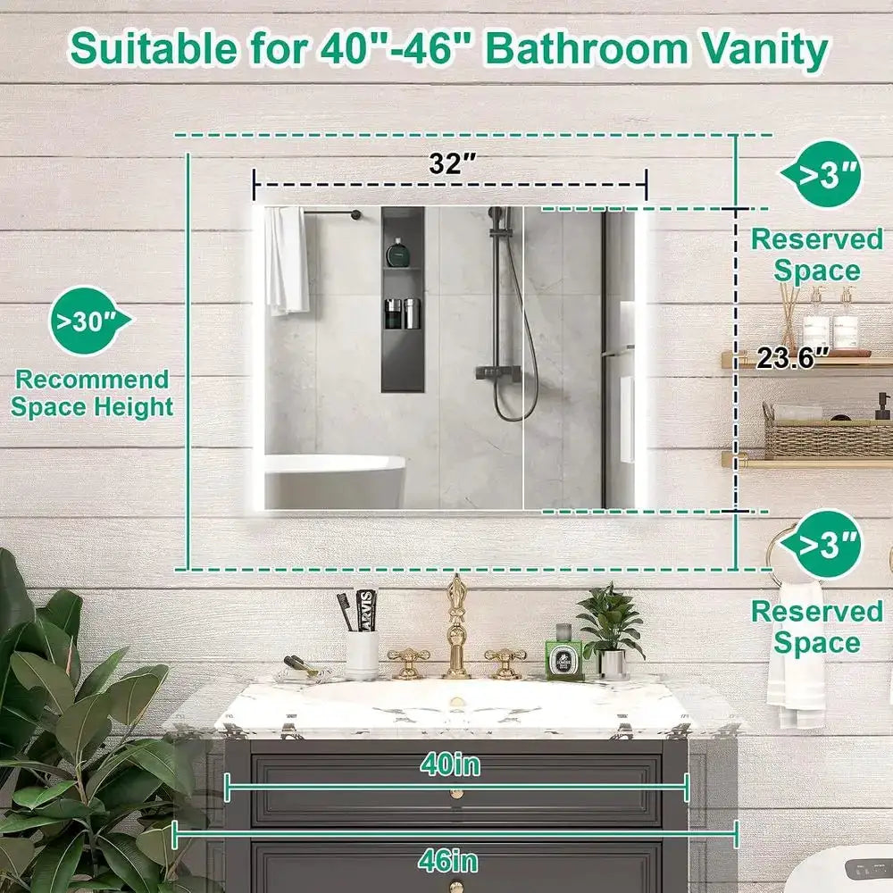 LED Bathroom Mirror Cabinet With Light — product image 3