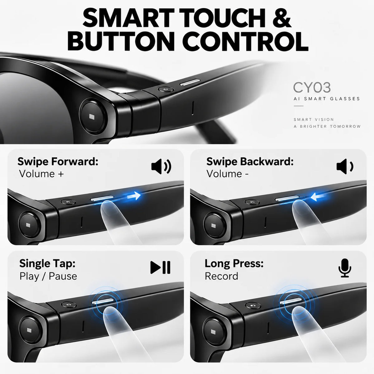 CY03 AI Smart Glasses Camera