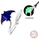 Adjustable Ring Sterling Silver Mermaid