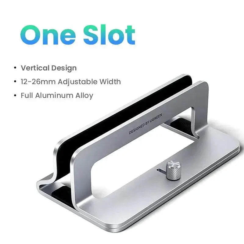 Vertical Laptop Stand Aluminum Dock For Space Saving