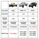 Remote Offroad Pickup - 4WD Climbing Features