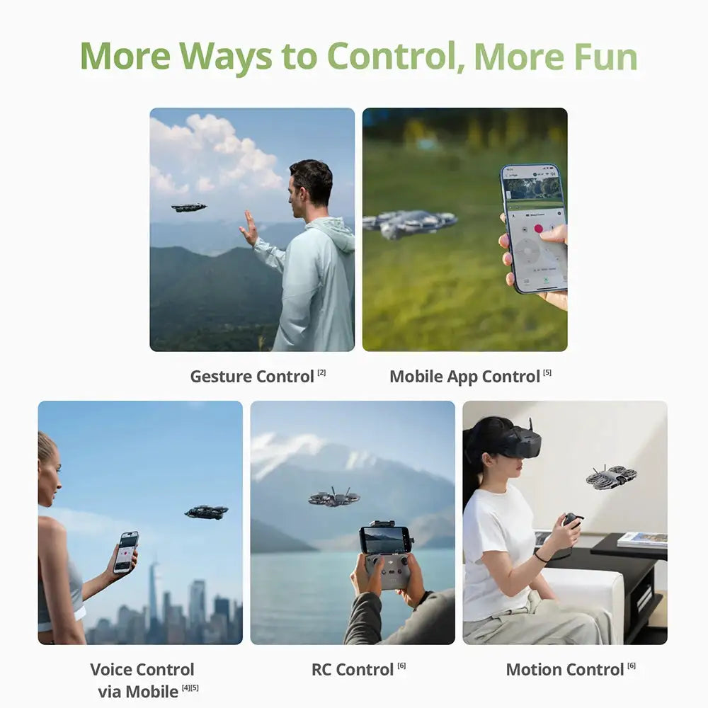 DJI Neo 2 Fly More Combo Drone Only Drones with a Camera - Lightweight Drone 4K Professional Imaging UAV Palm Takeoff AI Subject Tracking Portable Foldable Quadcopter for Vloggers Travel & Aerial Photography