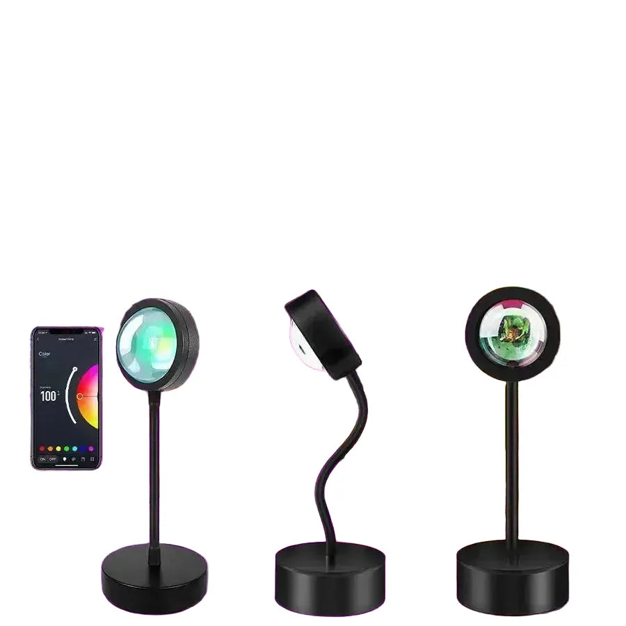 Relaxing Ambient Sunset Lamp for Home — Remote Multicolor