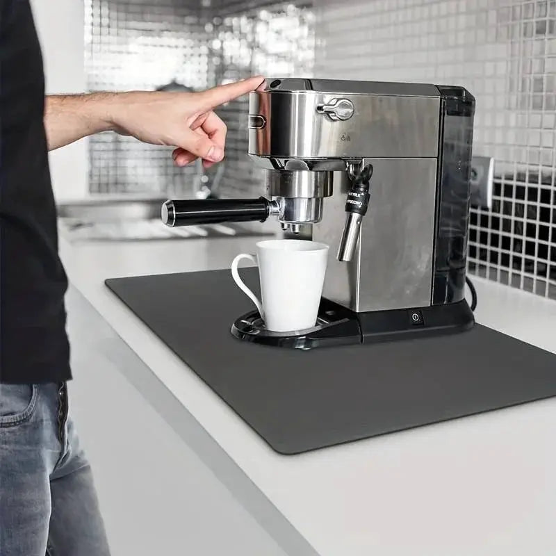 One Piece Coffee Mat Absorbent Bar Accessories For Kitchen