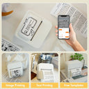 Inkless Thermal Label Printer Portable Bluetooth Pocket Label Maker On The Go