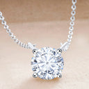 Elegant Moissanite Pendant Necklace Style