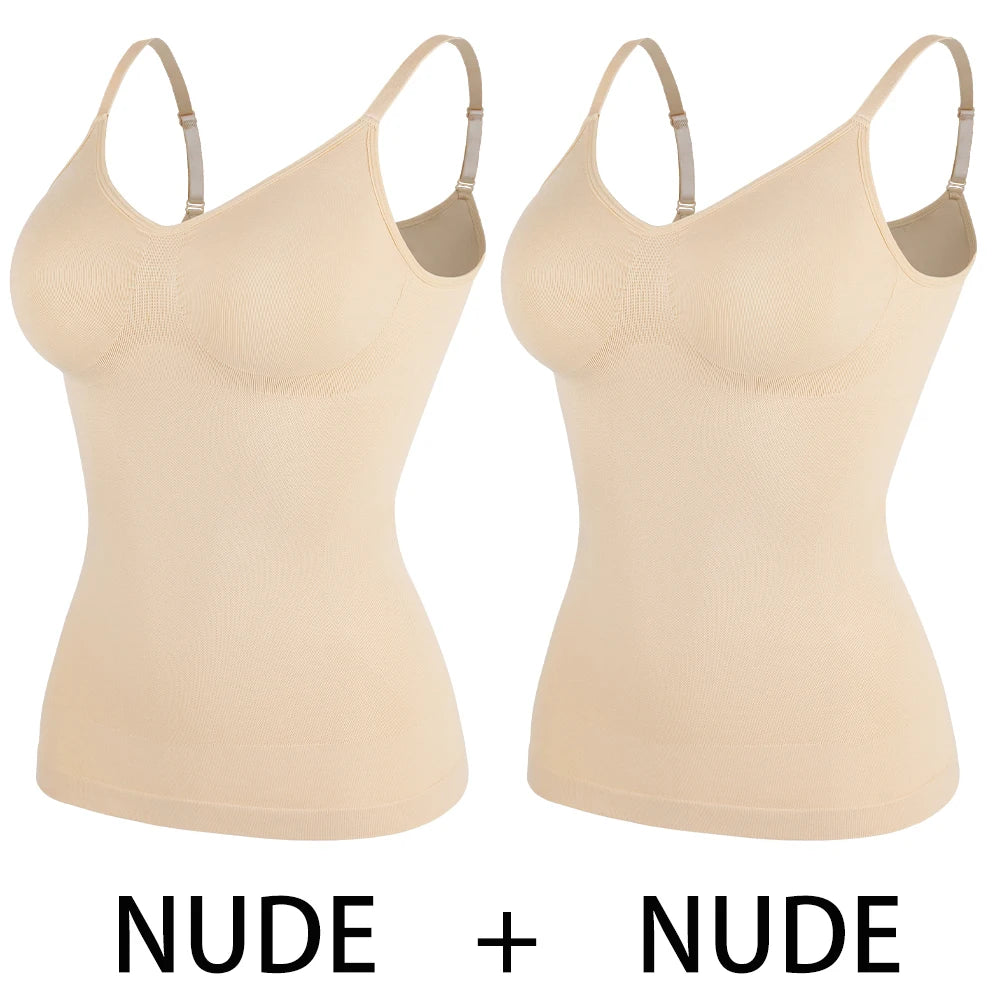 Builtin Bra Shapewear Camisole Tank