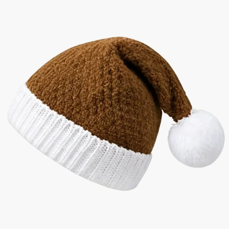 Pompom Knit Winter Hat