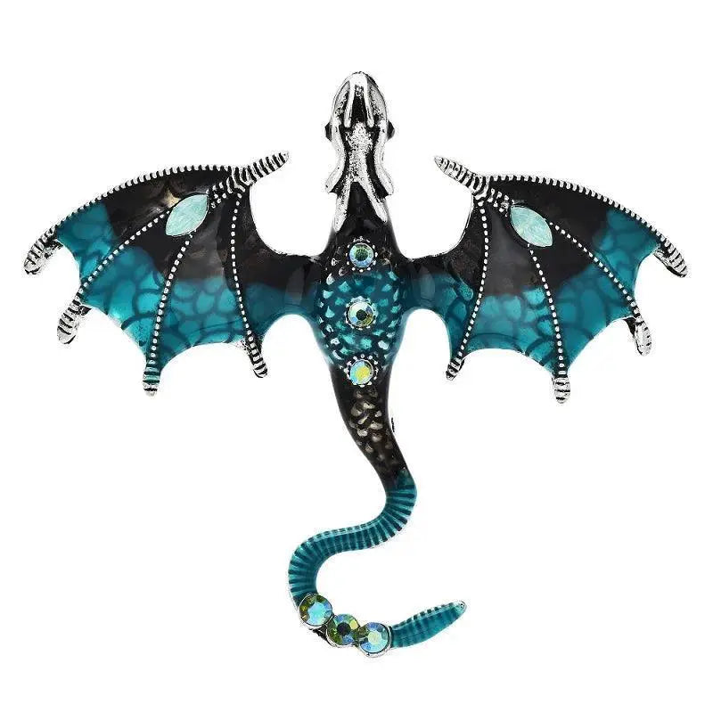 Mythical Dragon Brooch Sparkling Elegance for Every Outfit