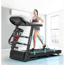 Smart Electric Foldable Treadmill With Massage Bluetooth Home Gym