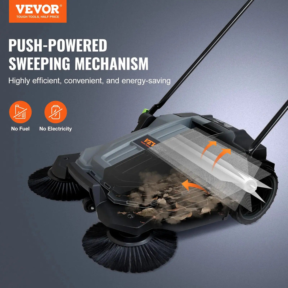 SucceBuy Hand Push Floor Sweeper — product image 2