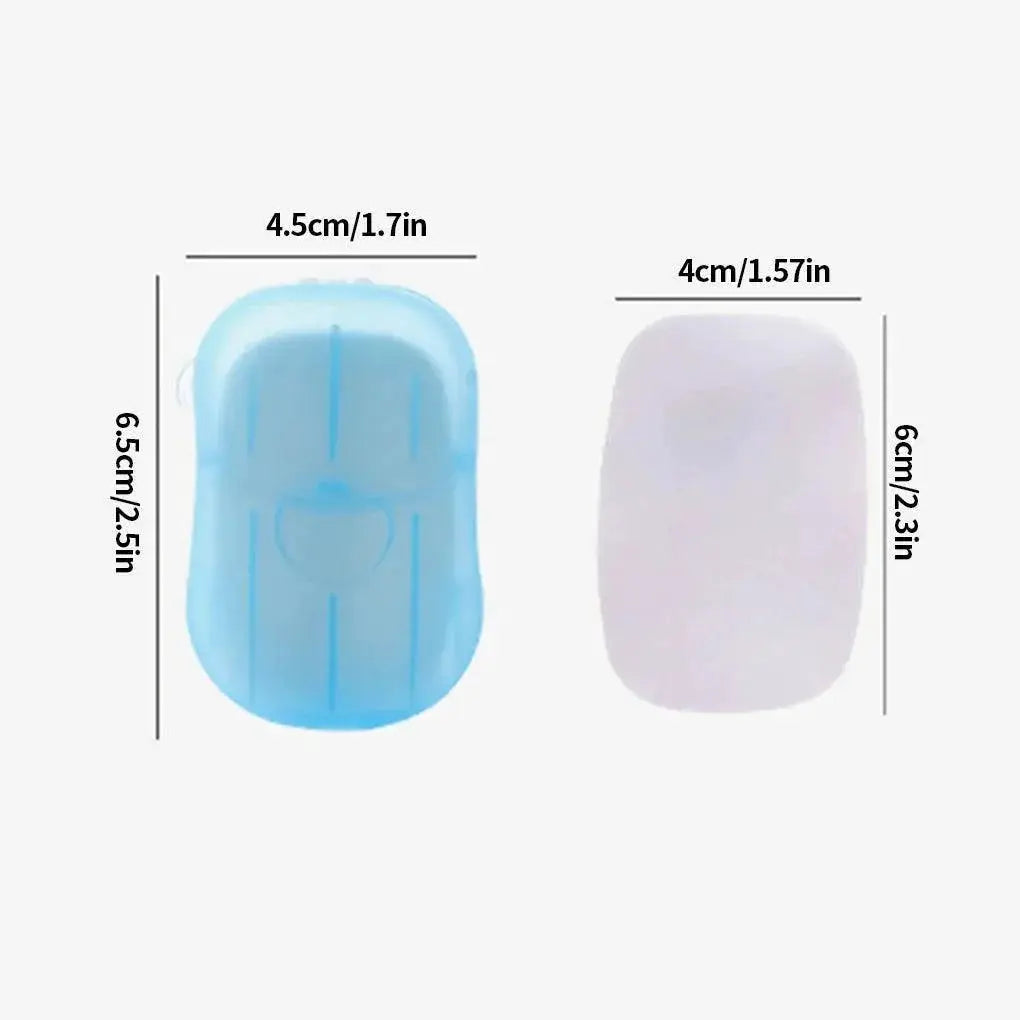 On The Go Scented Soap Paper Travel Cleansing Sheets