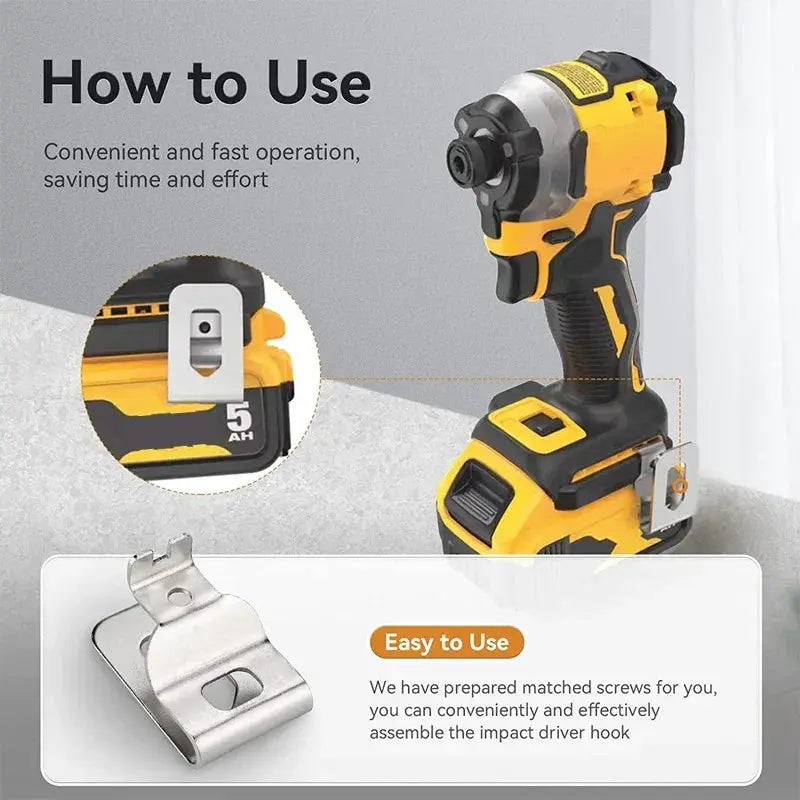 Electric Drill Belt Hook For Cordless Drills Wrench Holder