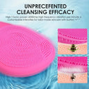 Hailicare Electric Facial Cleansing Brush Massager Waterproof