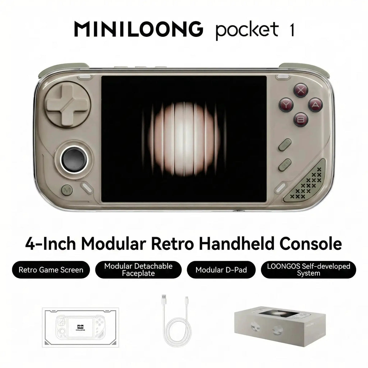 MiniLoong Pocket 1 Retro Handheld Console