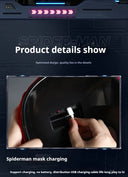 Marvel Mascara Miles Spiderman Headgear Cosplay Mask Toy