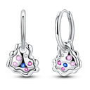 Silver Plated Hoop Earring Pendientes