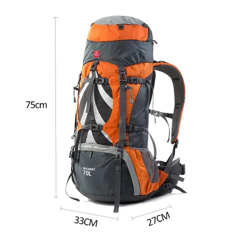 Naturehike 70L Mountaineering Backpack Rucksack Expedition