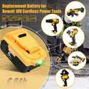 For Screwdriver 20V 6.0Ah 9.0Ah DCB200 Lithium Ion Battery