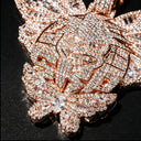 Full Diamond Iced‑Out Butterfly Cartoon Pendant Hip Hop