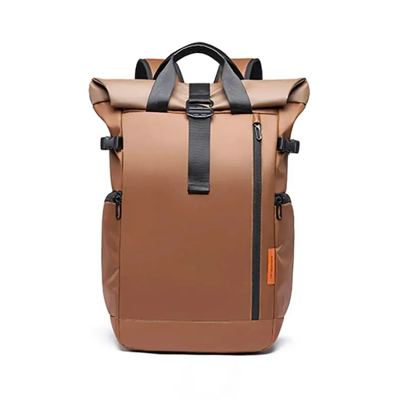 TANGCOOL New Roll Top Waterproof Laptop Backpack Expandable Large Capacity Travel Backpack Casual Business Commute Shoulder Bag