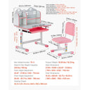 Adjustable Kids Study Desk Set